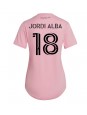 Billige Inter Miami Jordi Alba #18 Hjemmedrakt Dame 2023-24 Kortermet